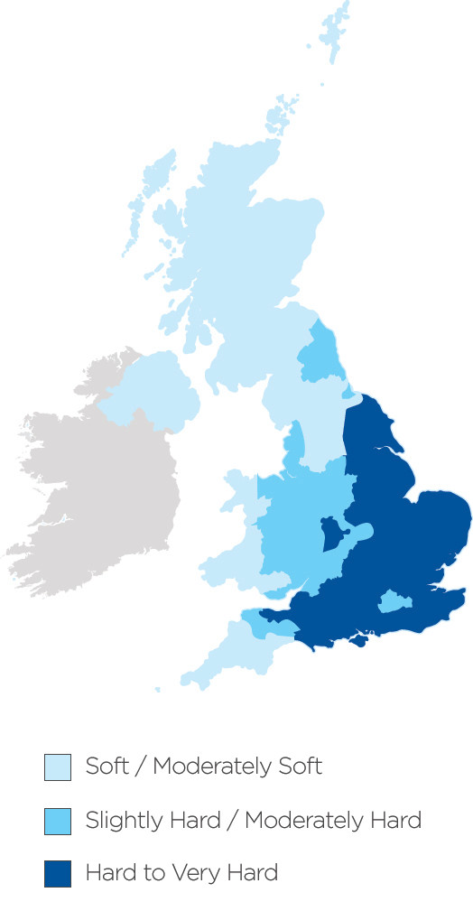 hard water map